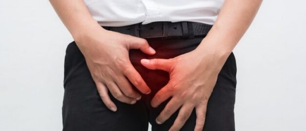 Pain in the groin is the main symptom of prostatitis